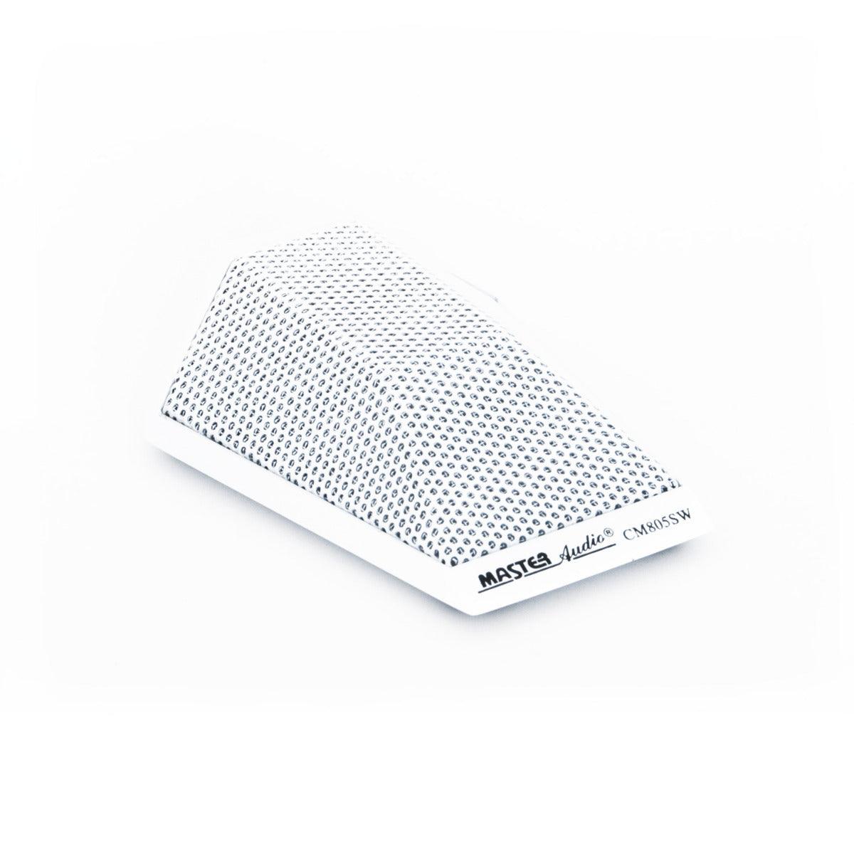 Master Audio CM805SW BIANCO Microfono piatto da palco o scrivania condensatore - unidirezionale - TechSoundSystem.com