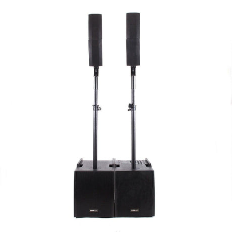 Master Audio COMBO 12 Sistema vertical array 800W RMS amplificato, due subwoofer e due diffusori a colonna - TechSoundSystem.com