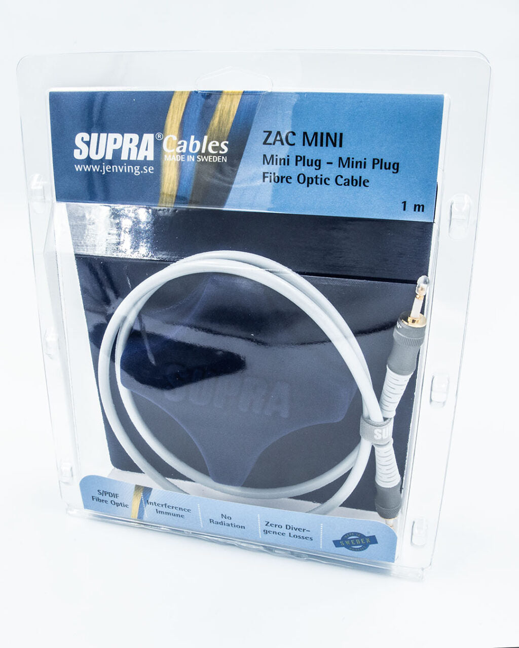 SUPRA ZAC MINI MP-MP OPTICAL Cavo Digitale Ottico 1 mt