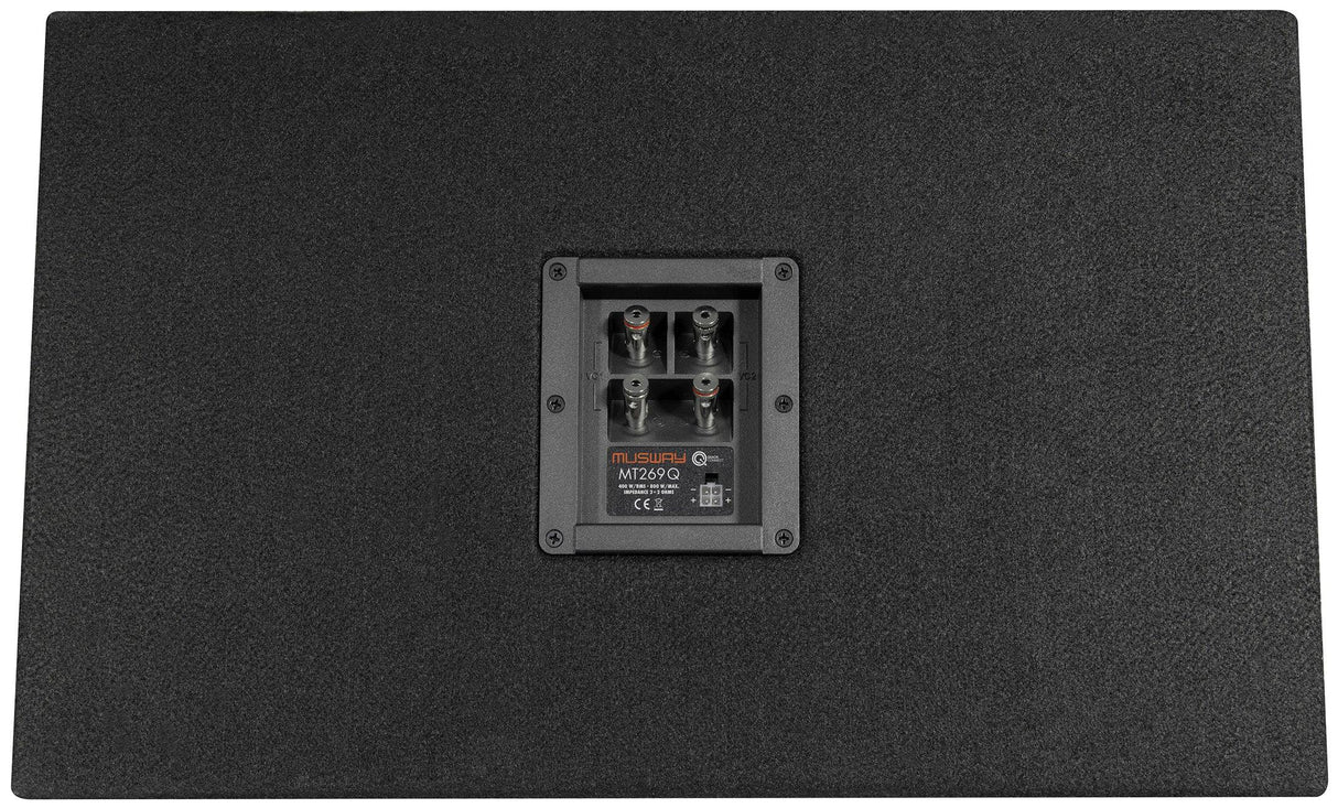 Musway MT269Q subwoofer bassreflex 2 x 6x9" 2+2 Ohm 800W