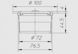 Ciare CT266 tweeter con potenza di 250 W e 100 W RMS a 4 Ohm di impedenza e 1" - TechSoundSystem.com