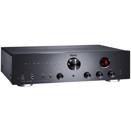 MAGNAT MA 700 BLACK amplificatore integrato 2 canali preamplificato a valvole 2 x ECC81, Bluetooth APTX HD - TechSoundSystem.com
