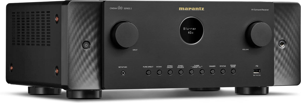 Marantz CINEMA 60 DAB SERIE 2: Sintoamplificatore AV 7.2 con Dolby Atmos e streaming wireless -  HEOS – Potenza 7 x 100 W (8 Ω)