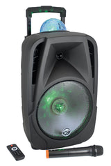 MYDJ XTREMBALL 12 Diffusore amplificato 600W con radiomicrofono e effetto luce - TechSoundSystem.com