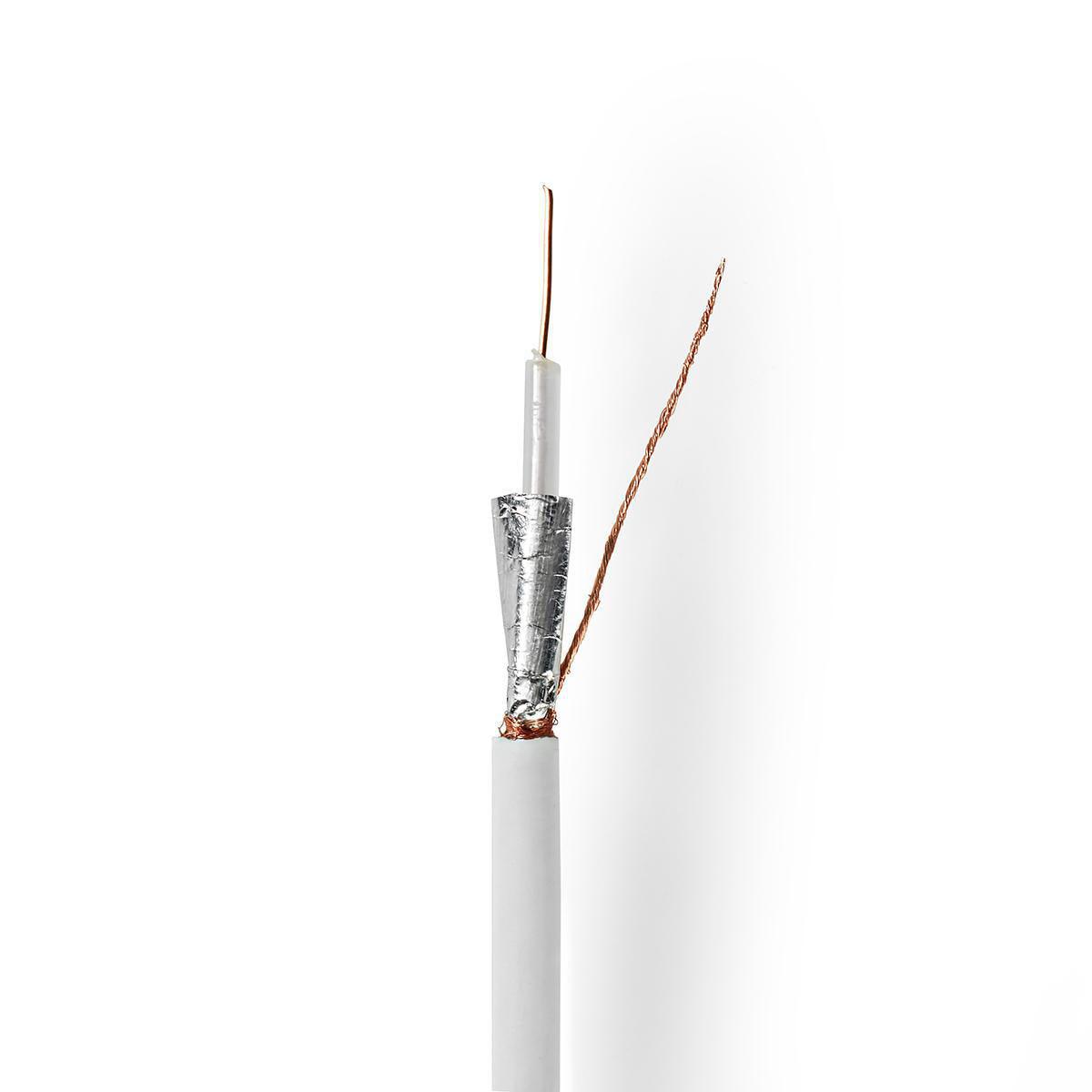 NEDIS COAX 50 Cavo coassiale TV 50mt - TechSoundSystem.com