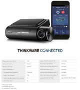 Thinkware Q850 Dashcam 2K - 1080P 2CH | Wi-Fi e Bluetooth integrati | GPS integrato SENSORE IMMAGINE SONY STARVIS | Super Night - TechSoundSystem.com