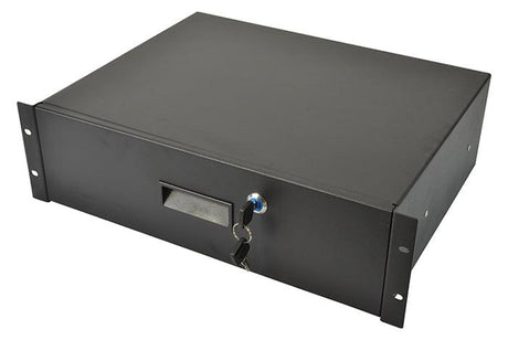 COBRA CASSETTO RACK 3 UNITA&#039; CON SNAPLOCK PROFESSIONALE COMPLETAMENTE IN METALLO - TechSoundSystem.com
