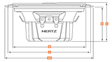 HERTZ DCX 130.3 set altoparlanti coassiali a 2 vie 130mm (COPPIA) 80w - TechSoundSystem.com