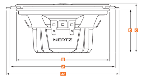HERTZ DCX 130.3 set altoparlanti coassiali a 2 vie 130mm (COPPIA) 80w - TechSoundSystem.com