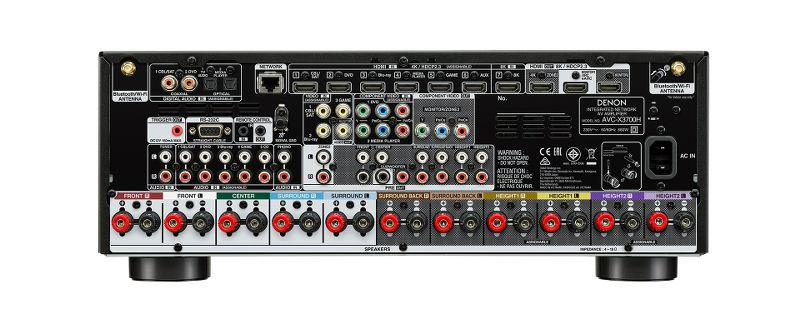 Denon AVC-X3700H amplificatore home cinema AV 9.2 canali da 180W, HDMI 2.1 e 8k/4k - TechSoundSystem.com