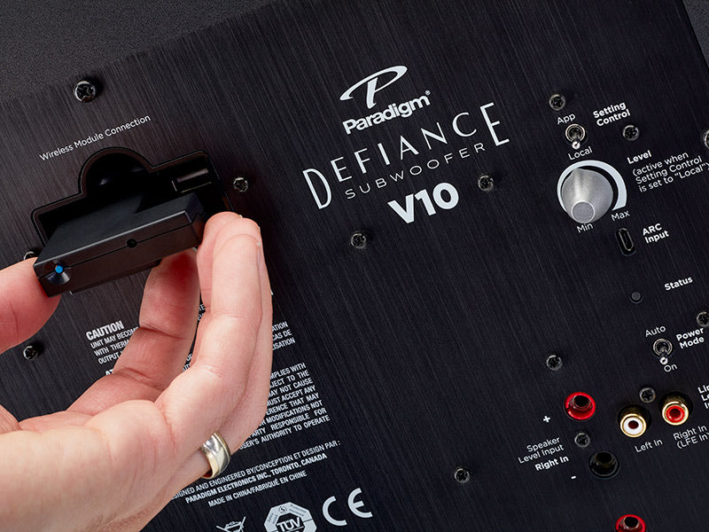 Paradigm DEFIANCE V10 subwoofer attivo bass reflex 254mm 250W