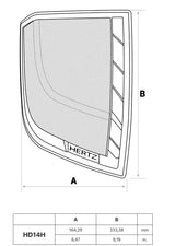 Hertz HD14H kit installazione altoparlanti per Harley Davidson