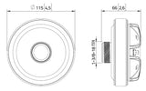 Lavoce DF10.172KS driver a compressione screw-on 1” 8 Ohm 120W
