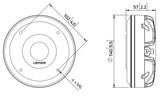 Lavoce DN14.40T driver a compressione da 1,4” 8 Ohm 260W