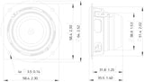 Lavoce FSN020.72 fullrange da 50mm 8 Ohm 30W