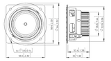 Lavoce FSN021.00 fullrange da 50mm 8 Ohm 40W