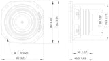Lavoce FSN030.72 fullrange 3” 8 Ohm 60W