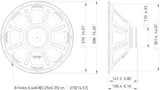 Lavoce LBASS15-15 bass guitar speaker da 380mm 8 Ohm 200W