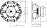 Lavoce SAF184.05 subwoofer da 460mm 8 Ohm 2000W