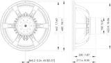 Lavoce SAN184.02 subwoofer da 460mm 8 Ohm 2400W