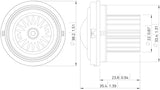 Lavoce TN100.70 tweeter 1” 8 Ohm 20W