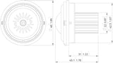 Lavoce TN131.00 tweeter da 1,3” 8 Ohm 30W