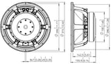 Lavoce WAF123.00 woofer 300mm 8 Ohm 1000W
