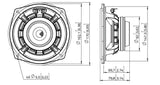 Lavoce WAN061.80 woofer da 165mm 8 Ohm 400W