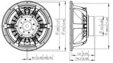 Lavoce WAN123.00 woofer da 300mm 8 Ohm 1000W