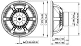 Lavoce WAN154.00 subwoofer da 380mm 8 Ohm 3000W