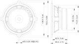 Lavoce WSF051.02 woofer 130 mm 8 Ohm 120W