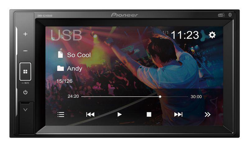 Pioneer DMH-A240DAB autoradio 2 DIN da 6,2'', DAB/DAB+, USB, WebLink, Bluetooth - TechSoundSystem.com