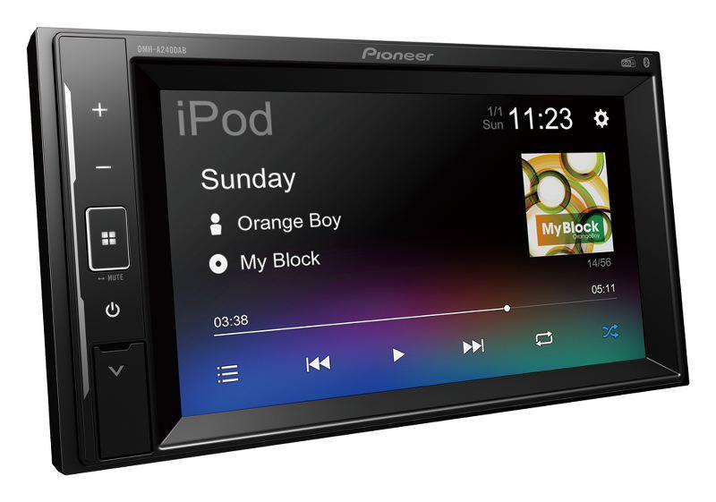 Pioneer DMH-A240DAB autoradio 2 DIN da 6,2'', DAB/DAB+, USB, WebLink, Bluetooth - TechSoundSystem.com