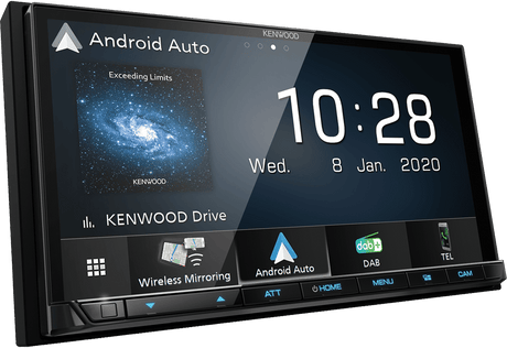 Kenwood DMX8020DABS mediastation 2 DIN con radio DAB+, bluetooth, Wifi, Apple Car Play wireless - TechSoundSystem.com