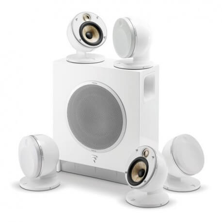 Focal DOME PACK FLAX 5.1 sistema composto da 5 diffusori Dome "FLAX" + Sub Air 150 W, bianco - TechSoundSystem.com