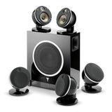 Focal DOME PACK FLAX 5.1 sistema composto da 5 diffusori Dome + Subwoofer attivo, nero, woofer "FLAX" 100 W - TechSoundSystem.com
