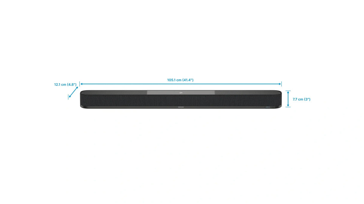 SENNHEISER SOUNDBAR AMBEO PLUS SB02 con suono 3D e Dolby Atmos, 7.1.4 da 800W