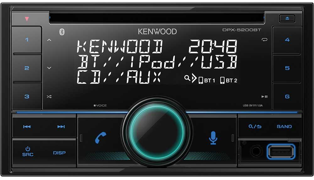 Kenwood DPX-5200BT autoradio Bluetooth / Spotify / Amazon Alexa / CD / Front-USB / Front-AUX-IN - TechSoundSystem.com