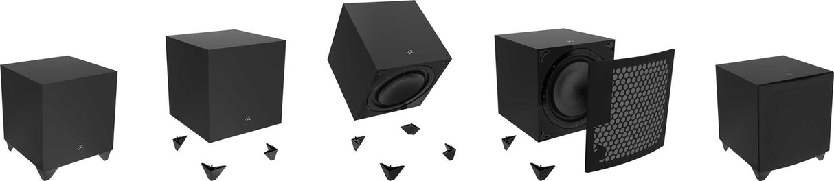 Martin Logan DYNAMO 1100X Subwoofer attivo 12" da 1300W, bluetooth e correzione ARC room - TechSoundSystem.com