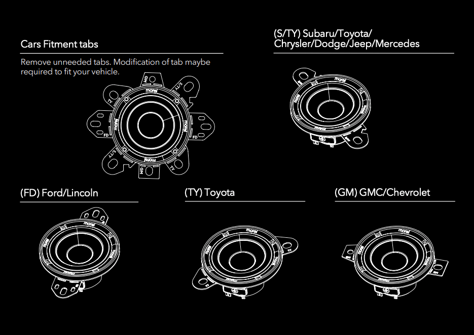 Morel IP-VWB25.4 altoparlante wideband da 2,5" 4 Ohm 80W