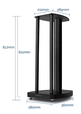 Wharfedale EVO 4.1 STAND Coppia supporti per diffusori EVO 4.1 e EVO 4.2 - TechSoundSystem.com