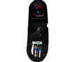 EXTREME CAVO MICROFONO/CASSE 5 METRI 1 CONNETTORE XLR MASCHIO 1 FEMMINA + STRAP + 12 ANELLINI CAVO MICROFONICO 6.5MM CONNETTORI SMONTABILI METALLO ANTISCIVOLO - TechSoundSystem.com