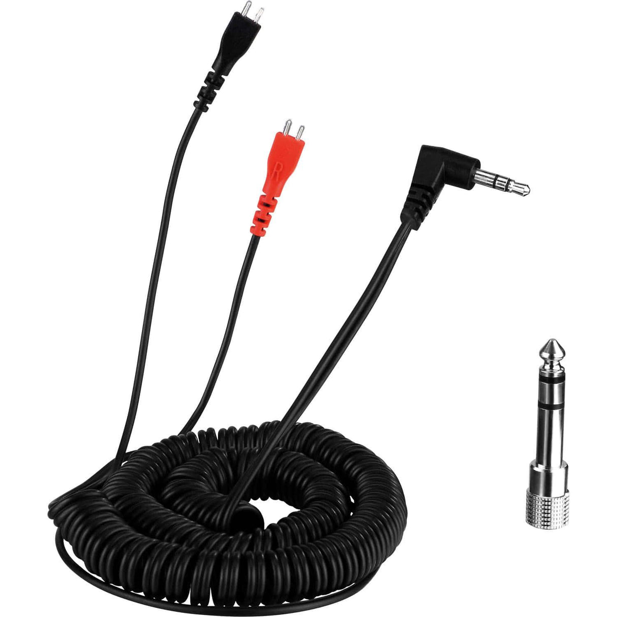 ZOMO HD25 CAVO DI RICAMBIO PER SENNEHISER HD 25 A SPIRALE 3.5 MT NERO - TechSoundSystem.com
