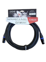 EXTREME PXX-001BK/8M-BLUE CAVO MICROFONICO BILANCIATO XLR-XLR OD8 SERIE CUSTOM PER LIVE STUDIO 8 METRI ANELLI CONNETTORI BLU - TechSoundSystem.com