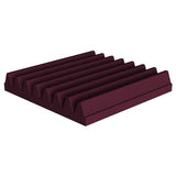 UNIVERSAL ACOUSTICS MERCURY WEDGE 300-50MM BURGUNDY ANNELLO PER ISOLAMENTO ACUSTICO 20 PEZZI - TechSoundSystem.com