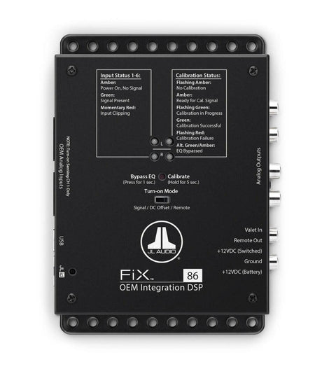 JL Audio FiX-86 DSP x OEM 8CH con correzione temporale + equalizzatore digitale - TechSoundSystem.com