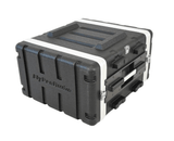 FLYPRO AUDIO FLIGHT CASE 6 UNITA IN PLASTICA COLORE NERO LEGGERO E RESISTENTE - TechSoundSystem.com