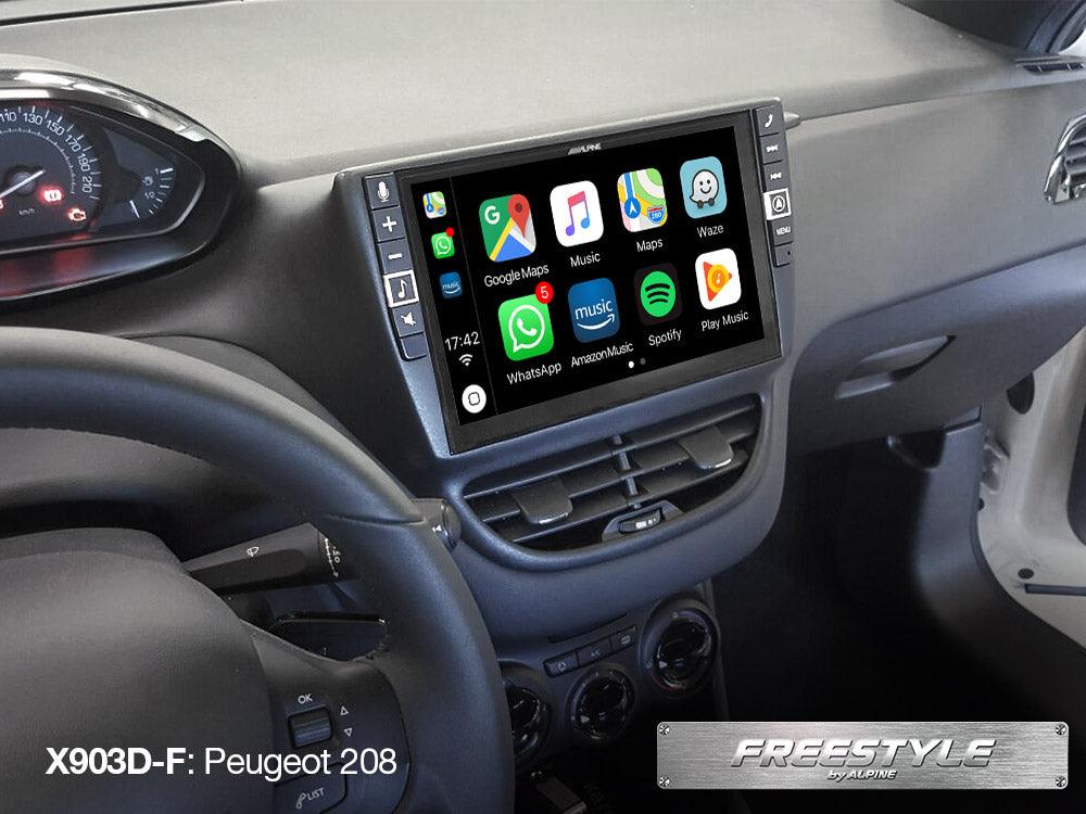 Alpine X903DC-F Monitor Freestyle da 9 pollici per installazioni personalizzate con mappe TomTom TRUCK, Apple CarPlay e Android Auto - TechSoundSystem.com