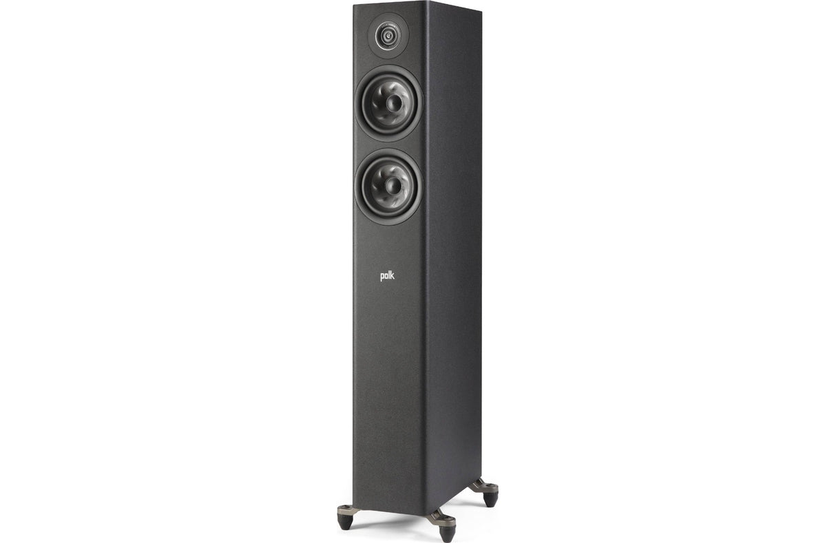 Polk Audio R500 Diffusori da pavimento compatto, Tweeter Pinnacle Ring Radiator da 1", 2 Woofer con cono a turbina da 5.25" (COPPIA) - TechSoundSystem.com