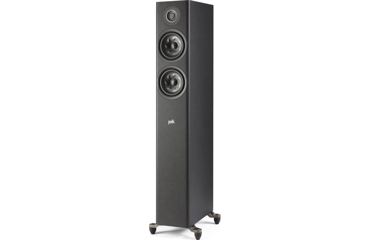 Polk Audio R500 Diffusori da pavimento compatto, Tweeter Pinnacle Ring Radiator da 1", 2 Woofer con cono a turbina da 5.25" (COPPIA) - TechSoundSystem.com